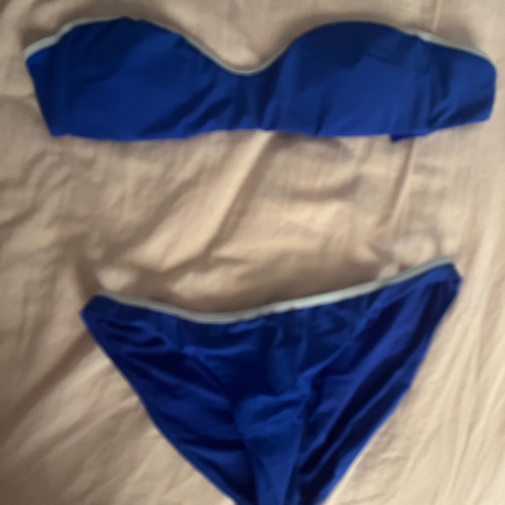 Blue bikini